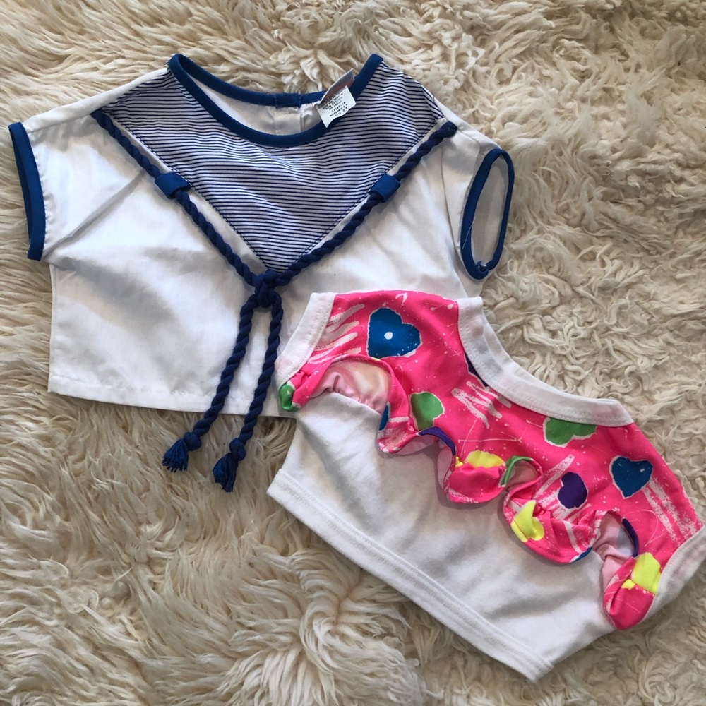 Vintage crop tops
